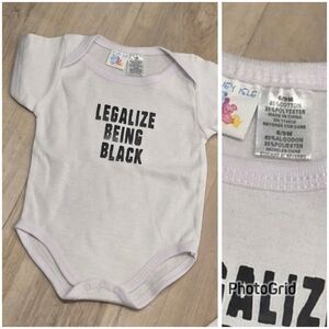 Legalize Being Black Onesie And Bib Set.